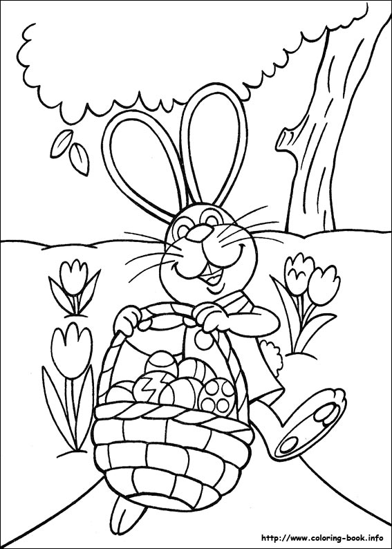 Peter Cottontail coloring picture